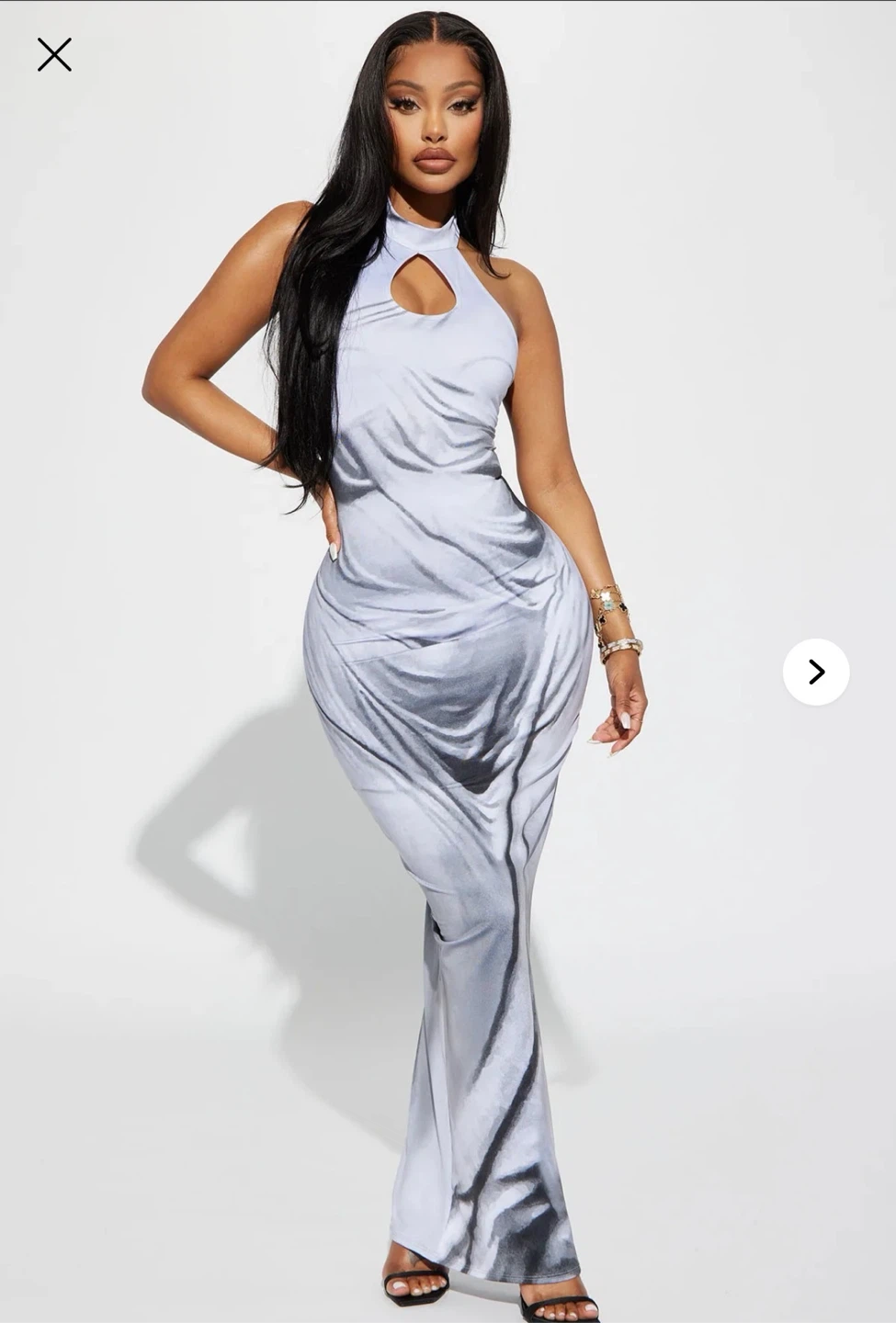 Halter Neck Maxi Dress