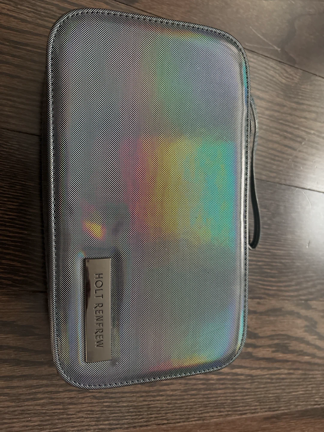Holt Renfrew Holographic Makeup Travel Case
