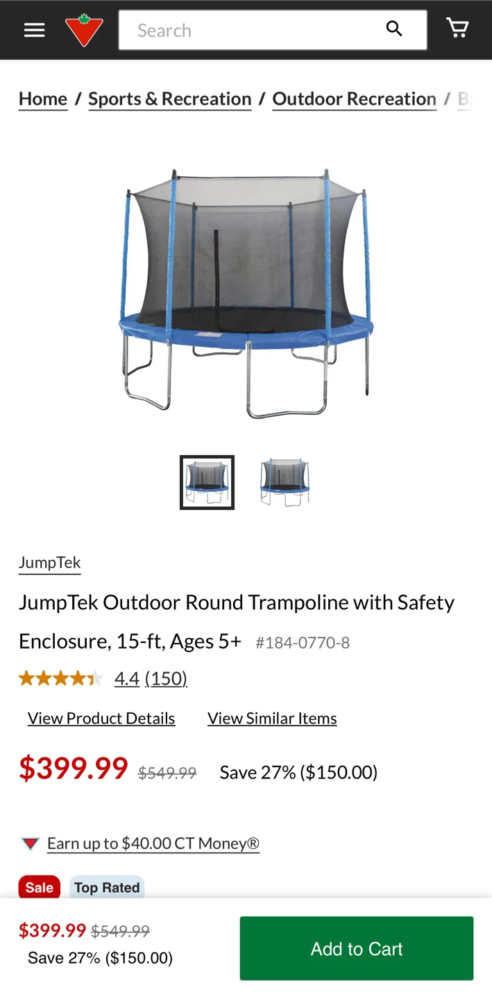 15 Foot trampoline - photo 3