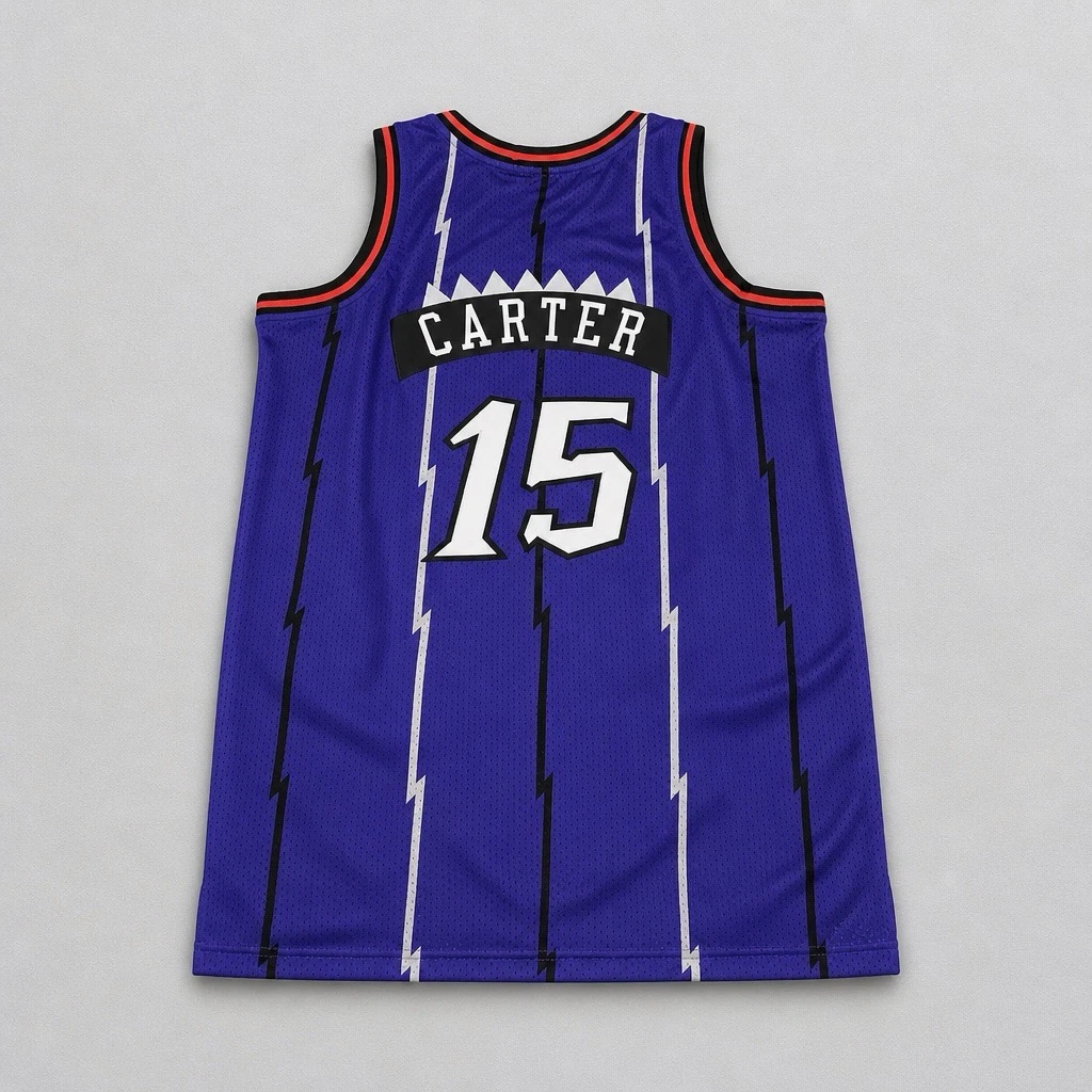 Toronto Raptors Jersey Vintage Carter#15 Size Large & Medium New - photo 2