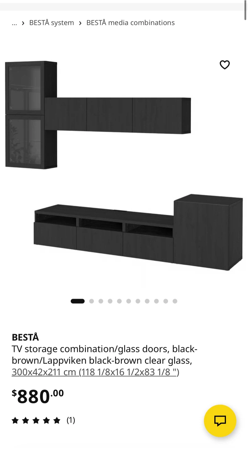 IKEA BESTÅ TV Storage Combination