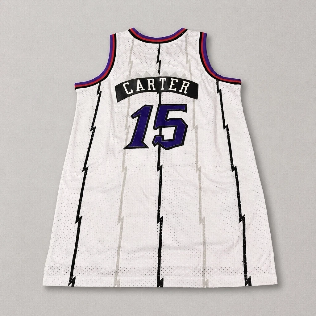 Toronto Raptors Jersey Vintage Carter#15 Size Large & Medium New - photo 2