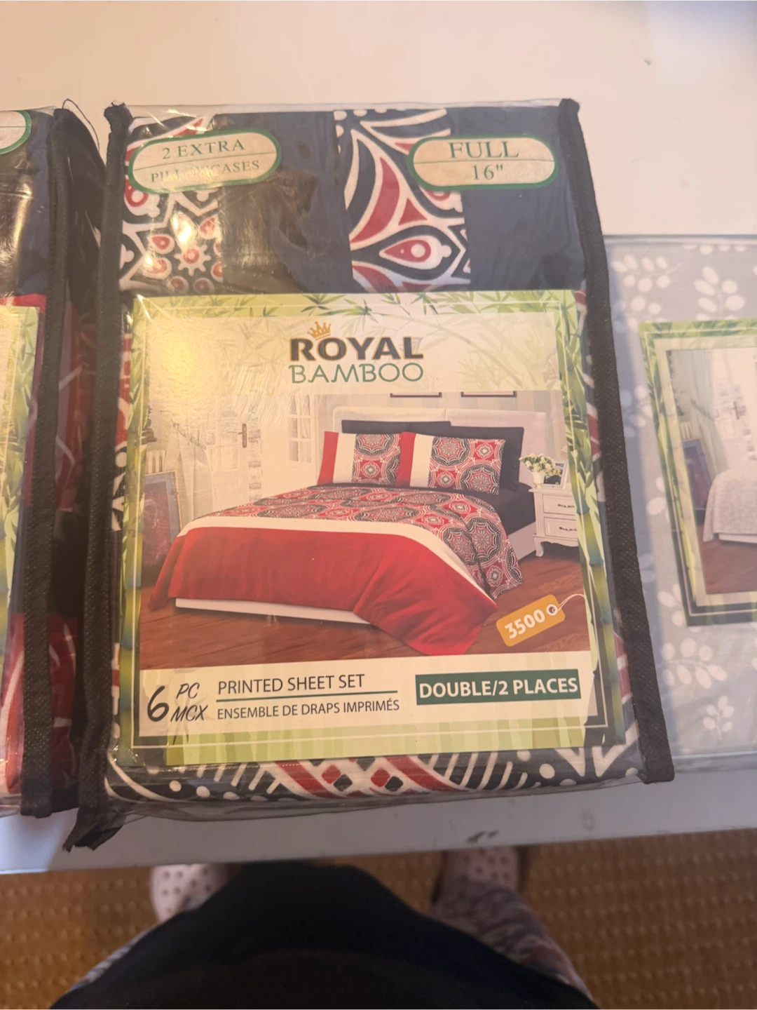 Royal Bamboo Full 6-Piece Printed Sheet Set