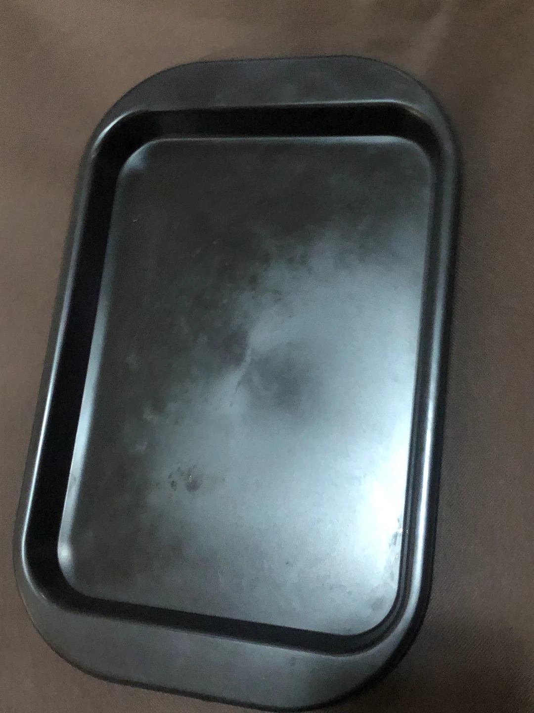 Black Plastic Serving Tray