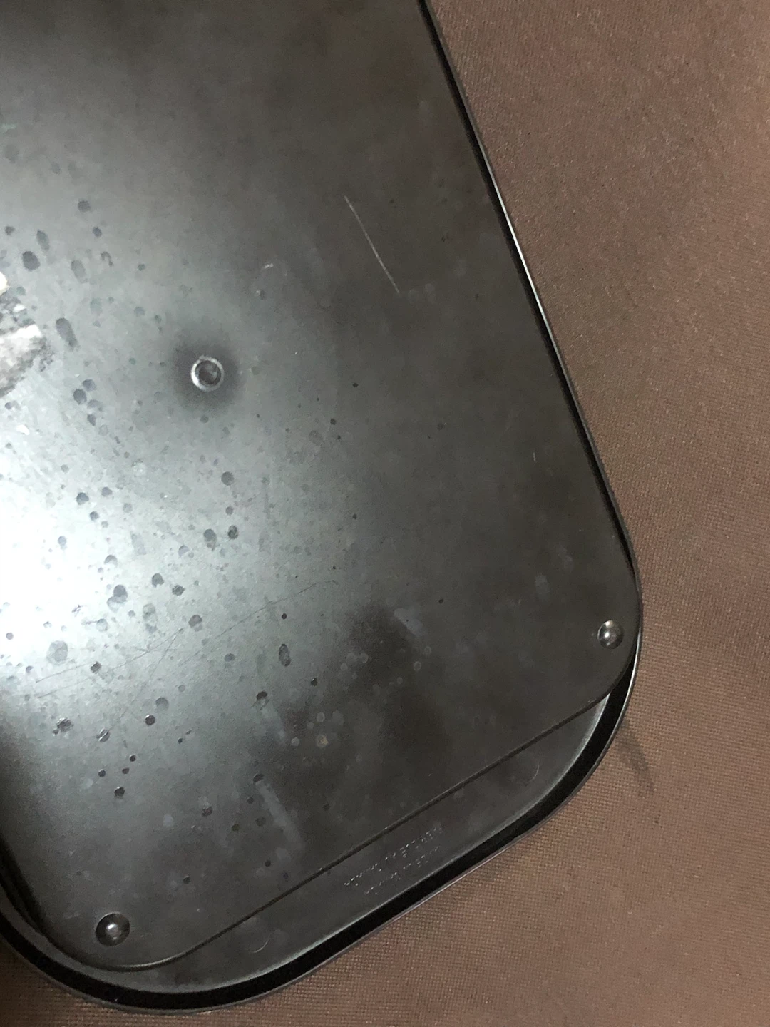 Black Plastic Serving Tray - photo 2