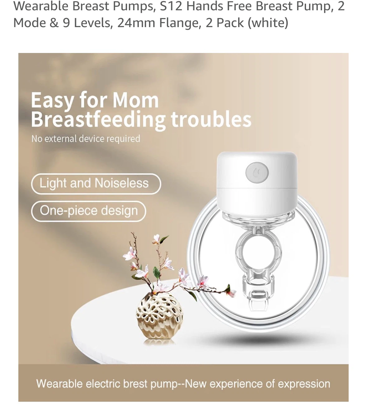 Open box, S12 Wearable Breast Pump - photo 3
