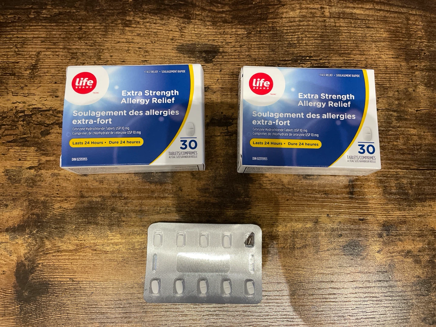 Extra Strength Allergy Relief Tablets (30 Count)