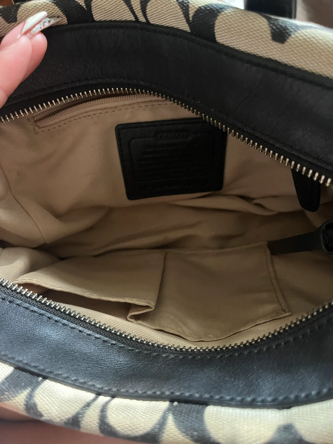 Coach Signature C Monogram small handbag - photo 2