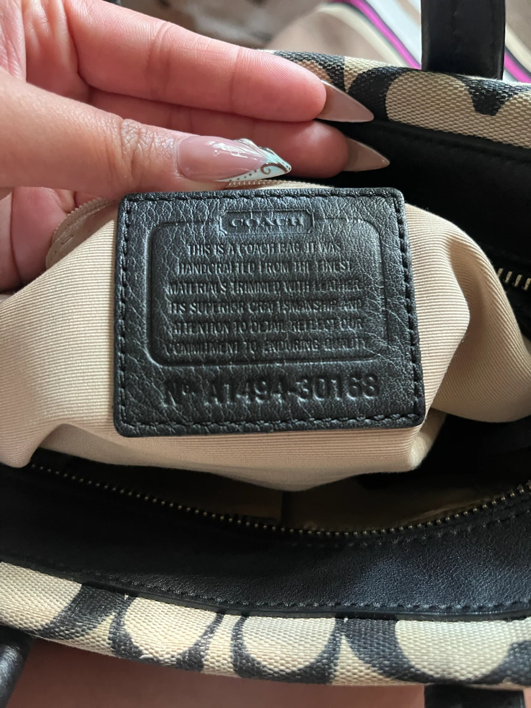 Coach Signature C Monogram small handbag - photo 3