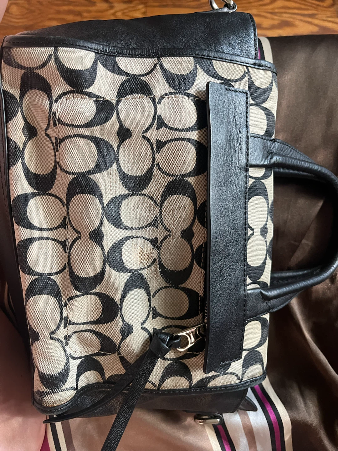 Coach Signature C Monogram small handbag - photo 4