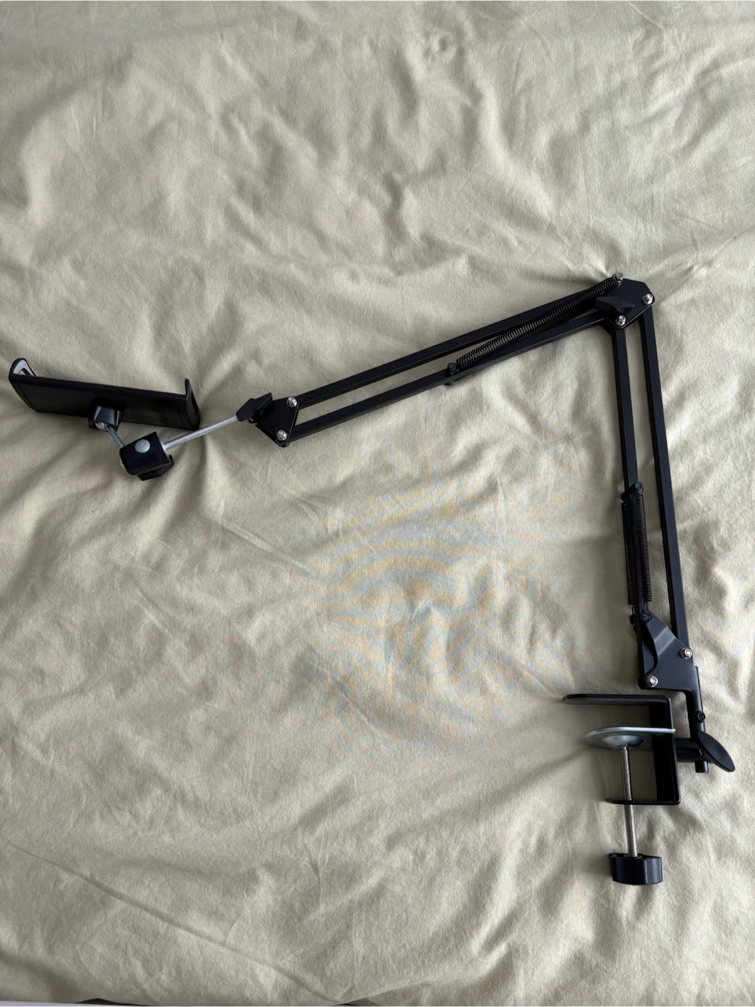 Adjustable Desk Mount Boom Arm with Phone Holder