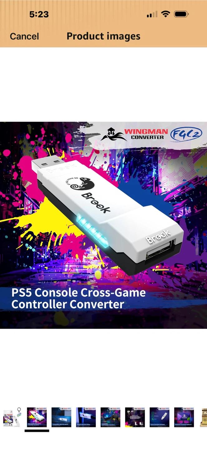 Brook Wingman FGC 2 Controller Adapter for PS5 & PC - photo 2