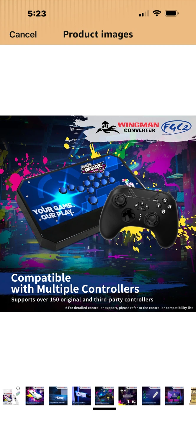 Brook Wingman FGC 2 Controller Adapter for PS5 & PC - photo 5