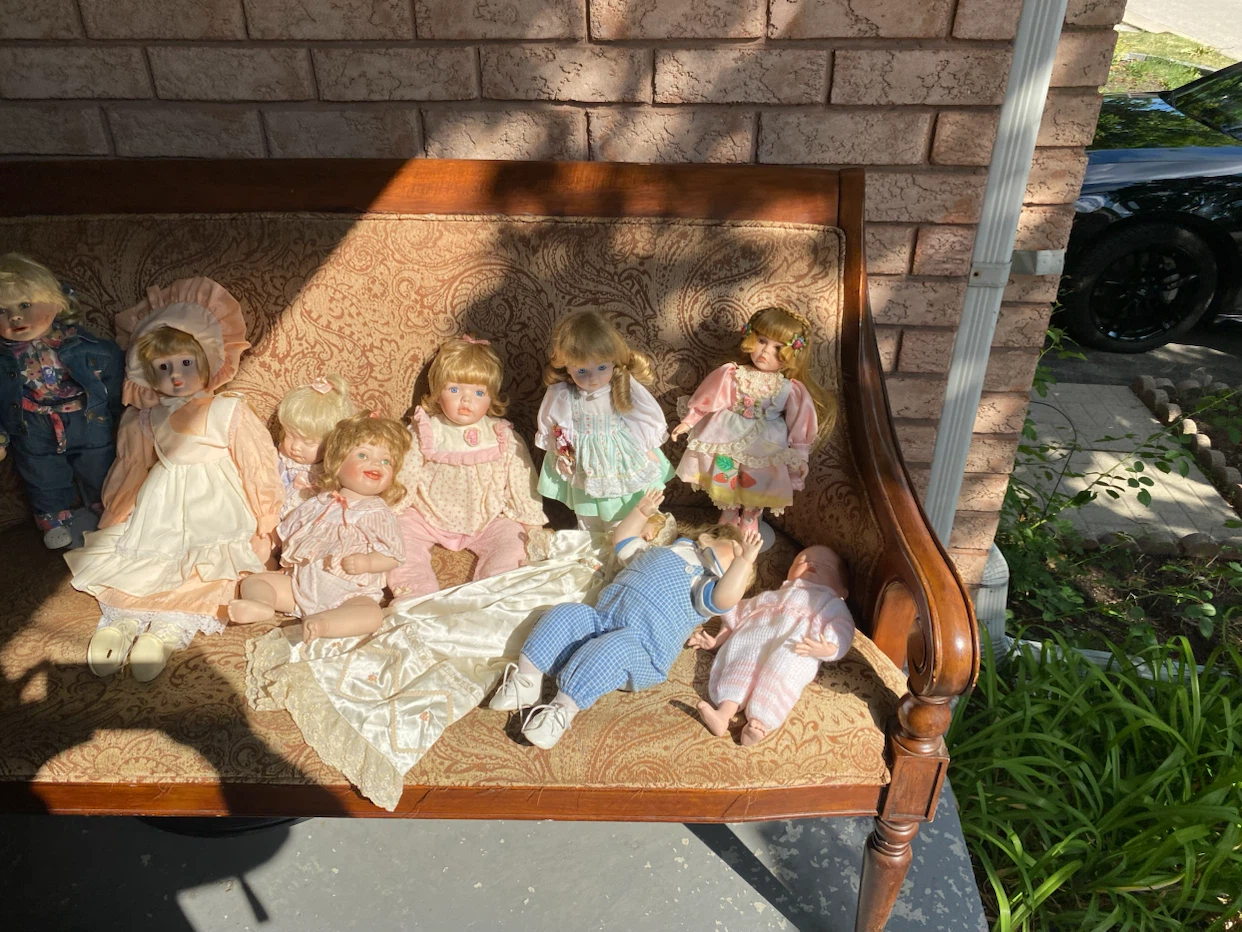 Collectable ceramic dolls