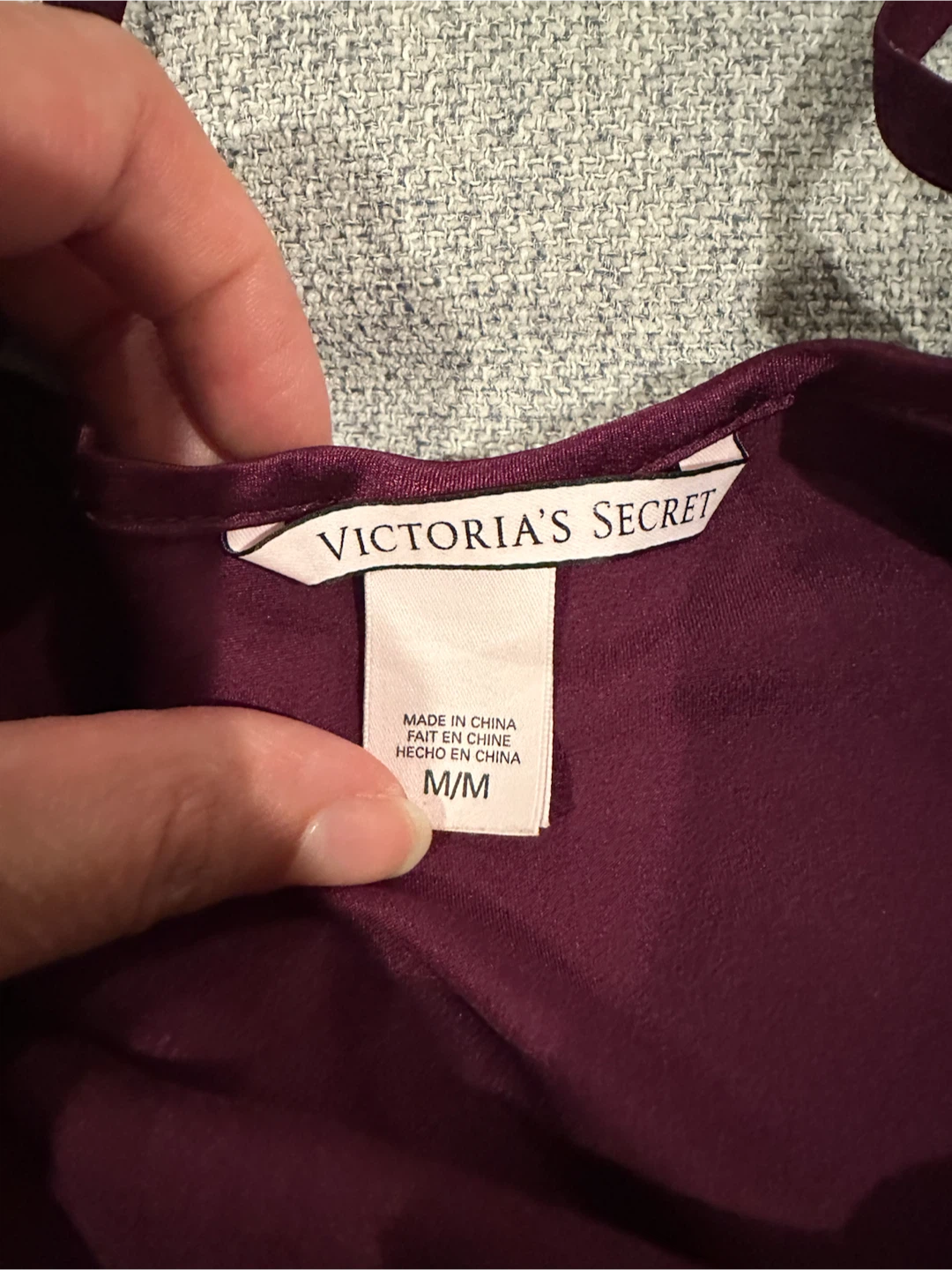 Victoria's Secret Pajama Set - Burgundy M/M - photo 2