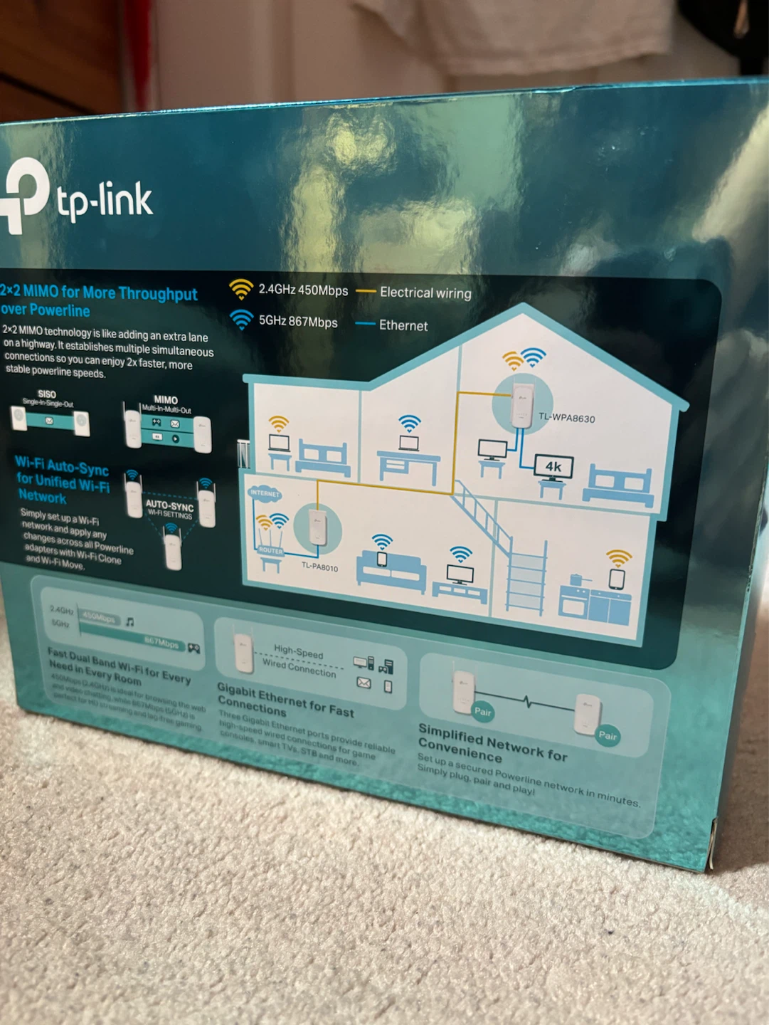 TP-Link AC1350 Wi-Fi Range Extender and Powerline Kit - photo 3