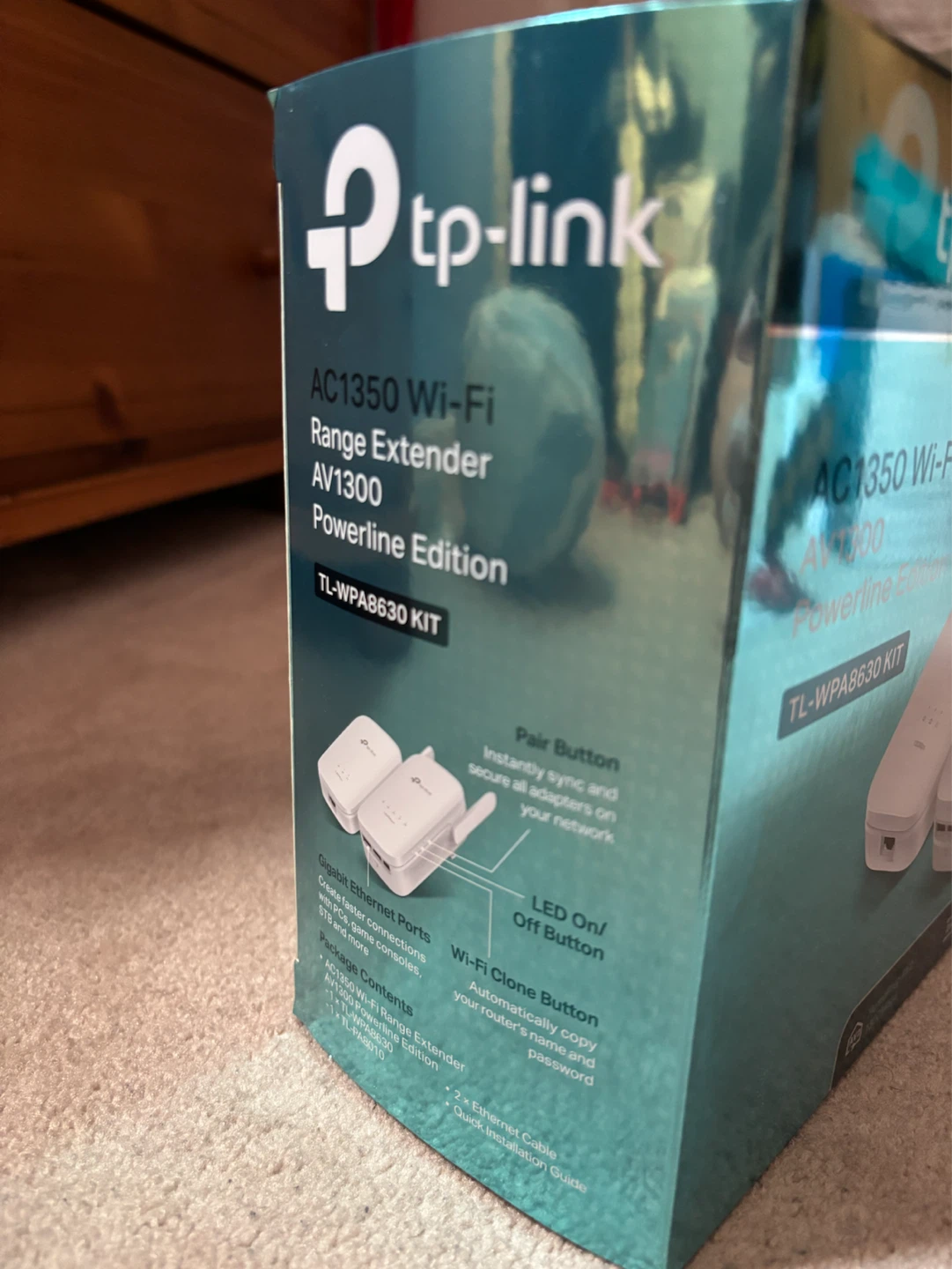 TP-Link AC1350 Wi-Fi Range Extender and Powerline Kit - photo 5