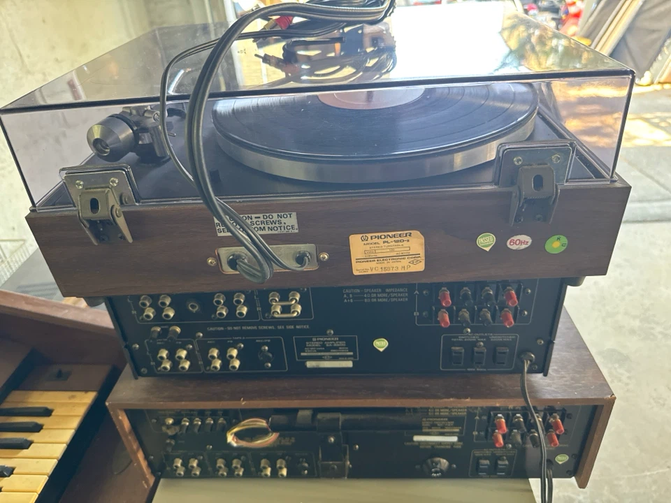Pioneer Turntable and Stereo Receiver - photo 2
