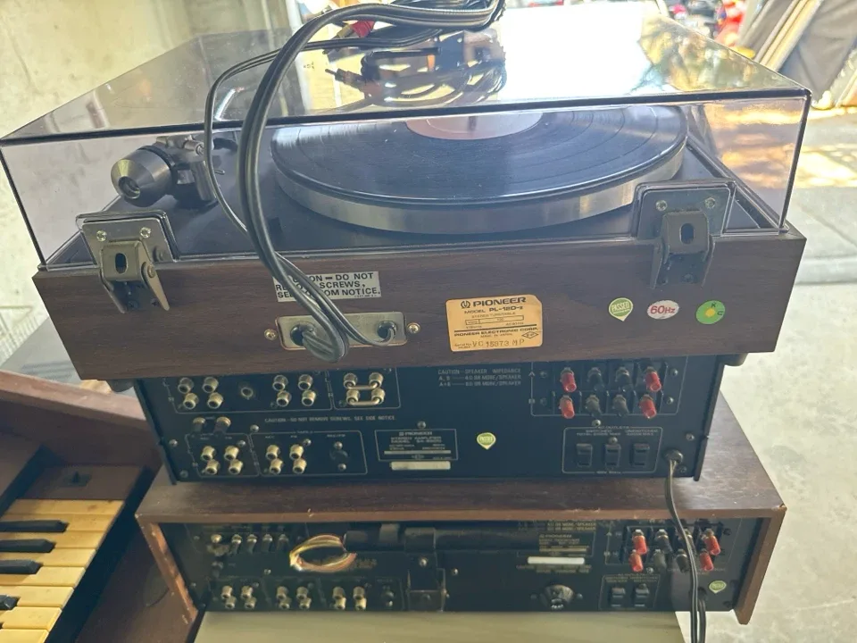 Pioneer Turntable and Stereo Receiver - photo 2