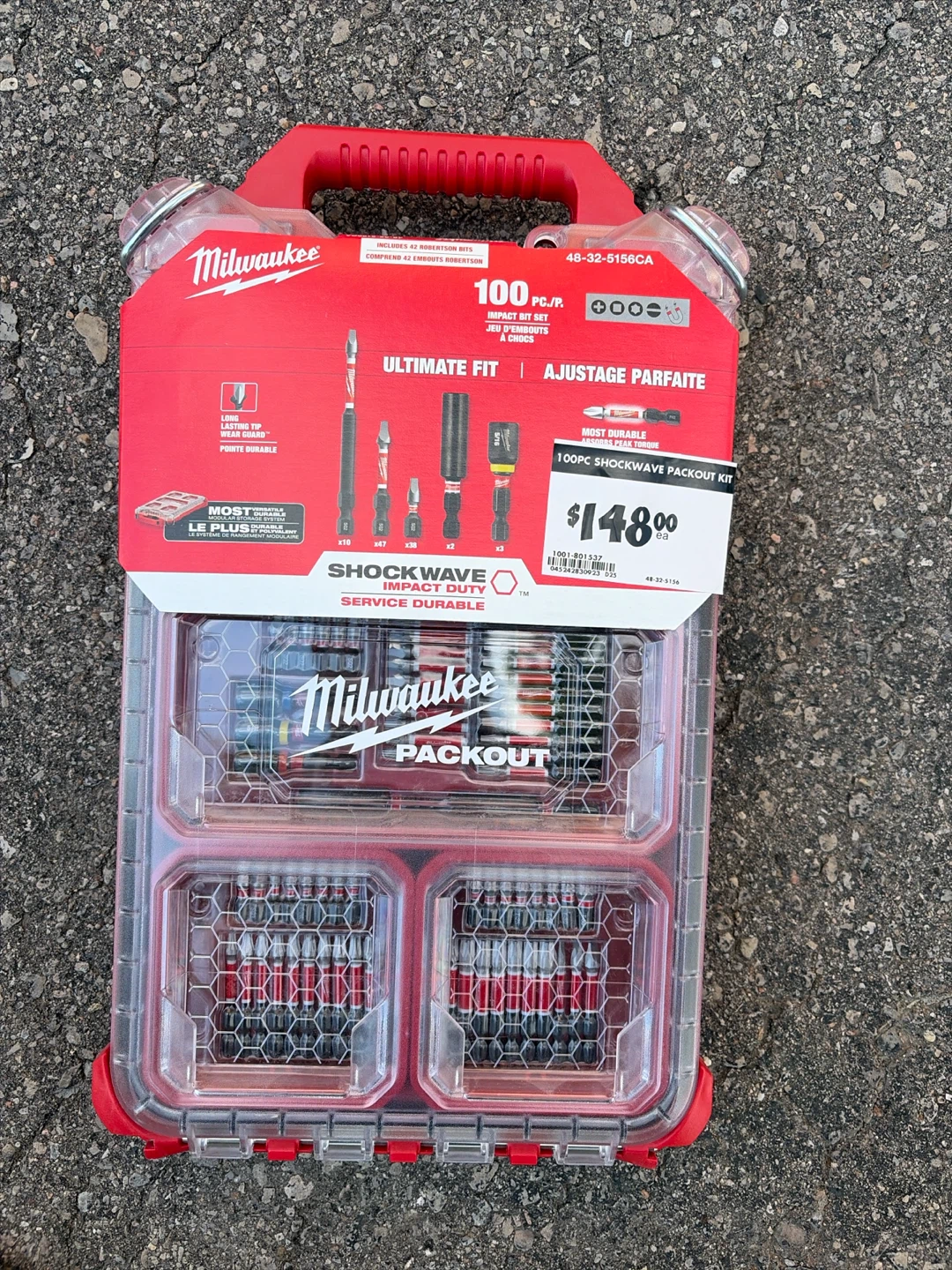 Milwaukee 100-Piece Shockwave drive bit - photo 2