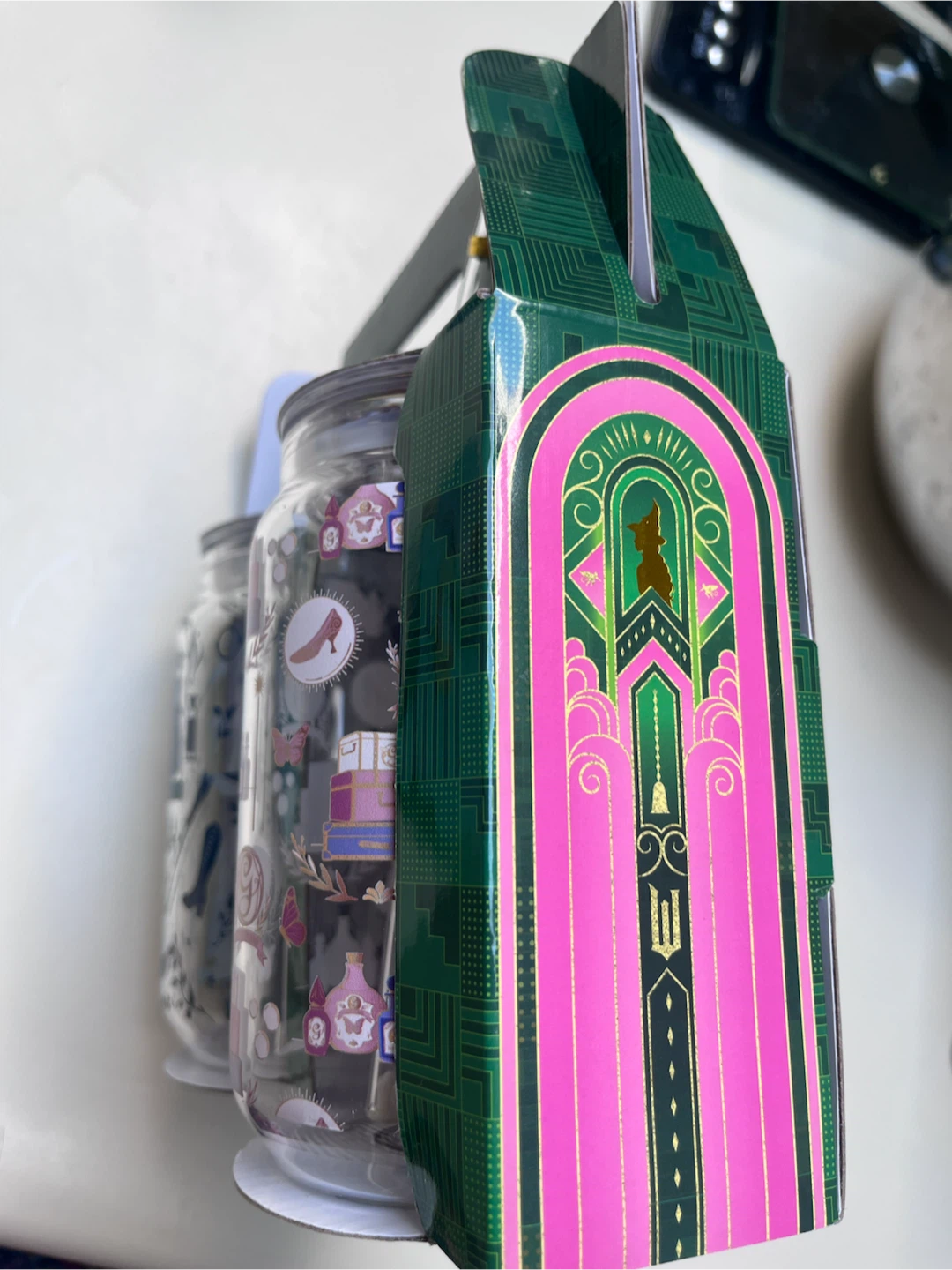 Brand new in box pair of Wicked tumblers with glass straws - photo 4