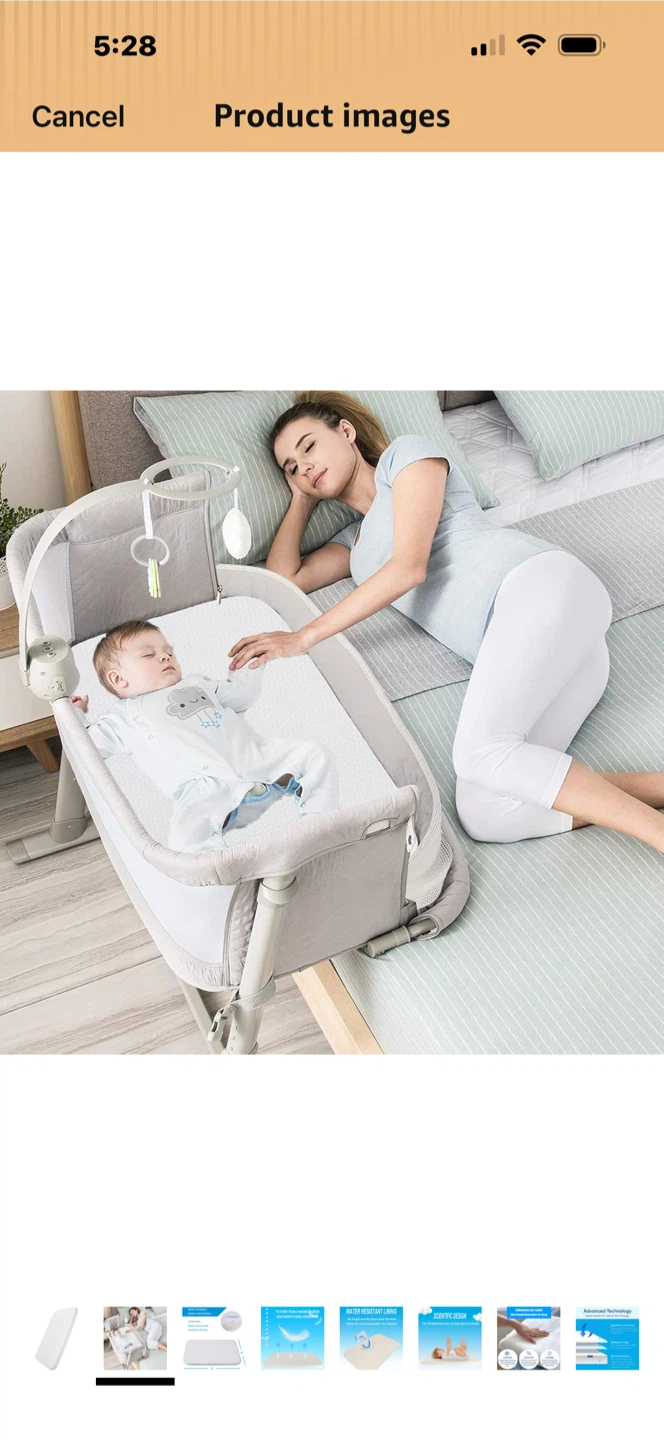 Mecc ecoh Baby Bassinet Mattress 33"x20"x2" - photo 2