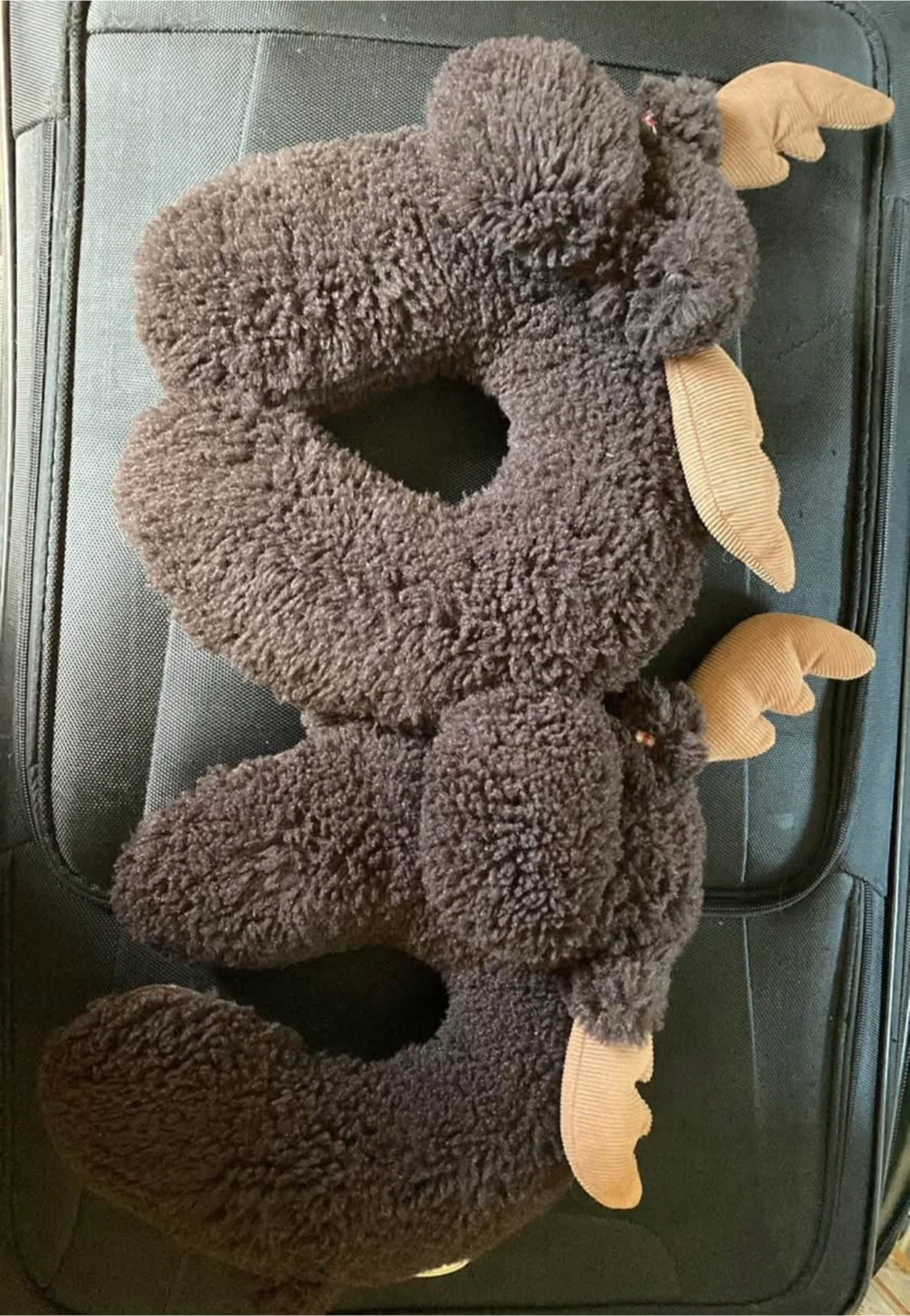 2 Plush Moose Neck Pillows - photo 2