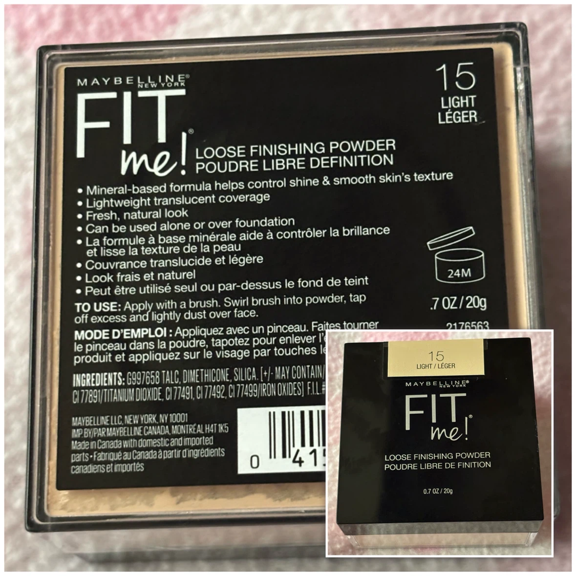 Maybelline Fit Me - Loose Finishing Powder - *Light*