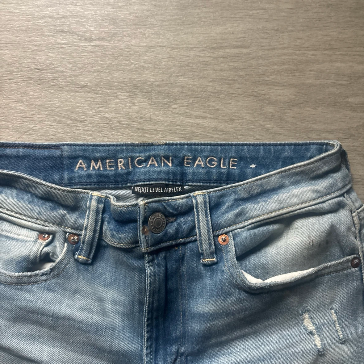 American Eagle Men's Light Wash Distressed Jeans - photo 2