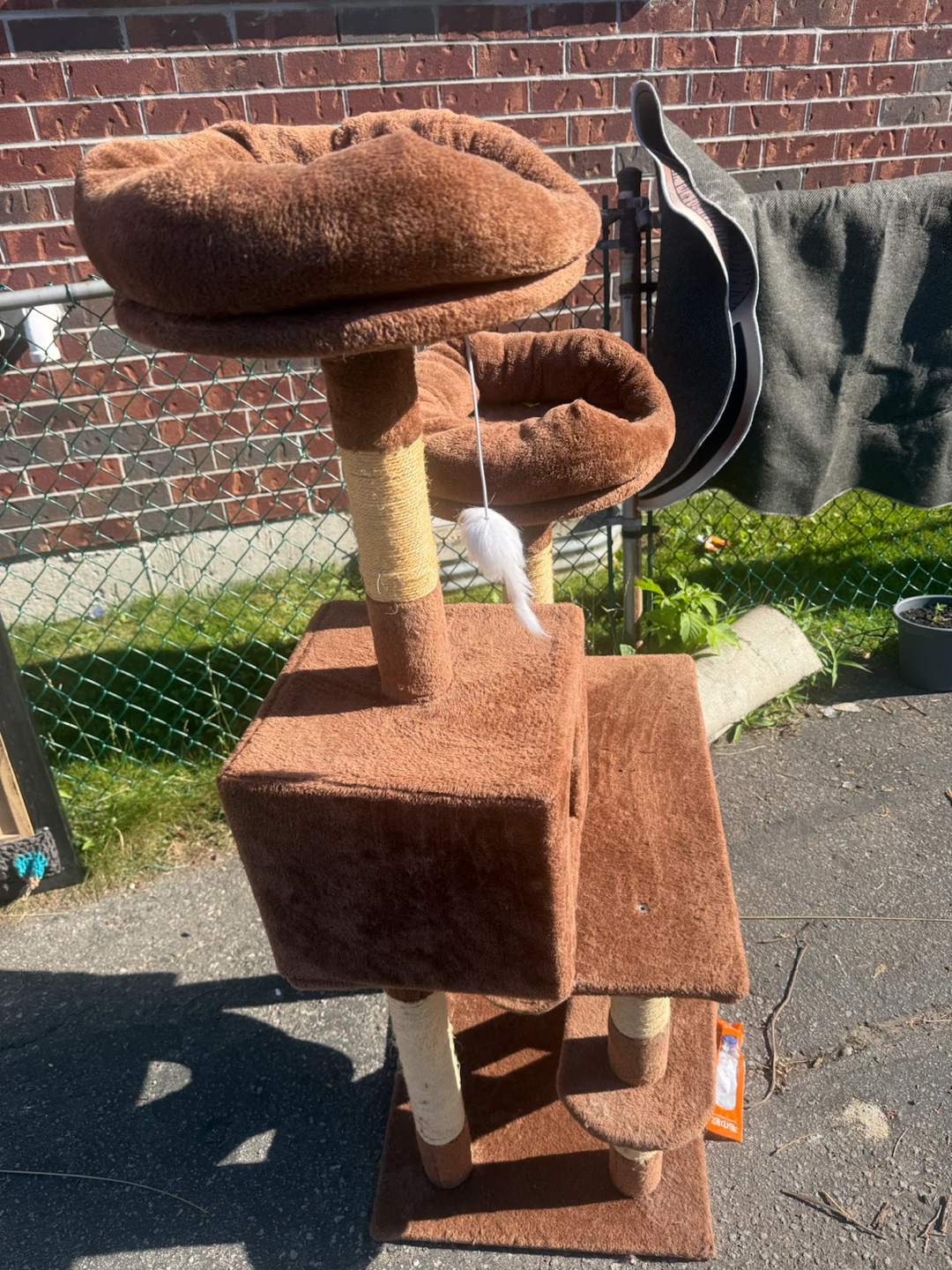 Brown Cat Tree Condo