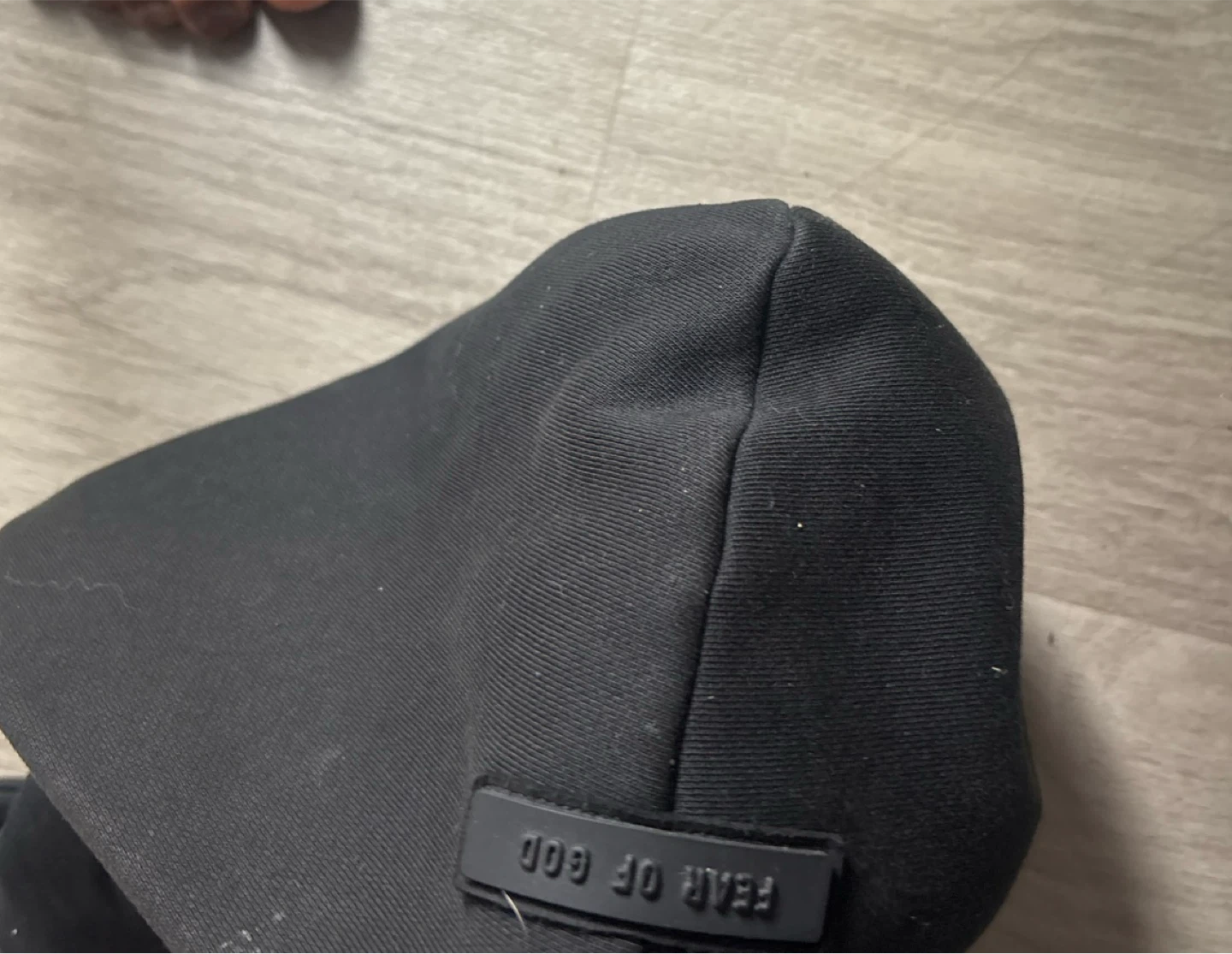 Black Fear of God Essentials Hoodie - photo 3