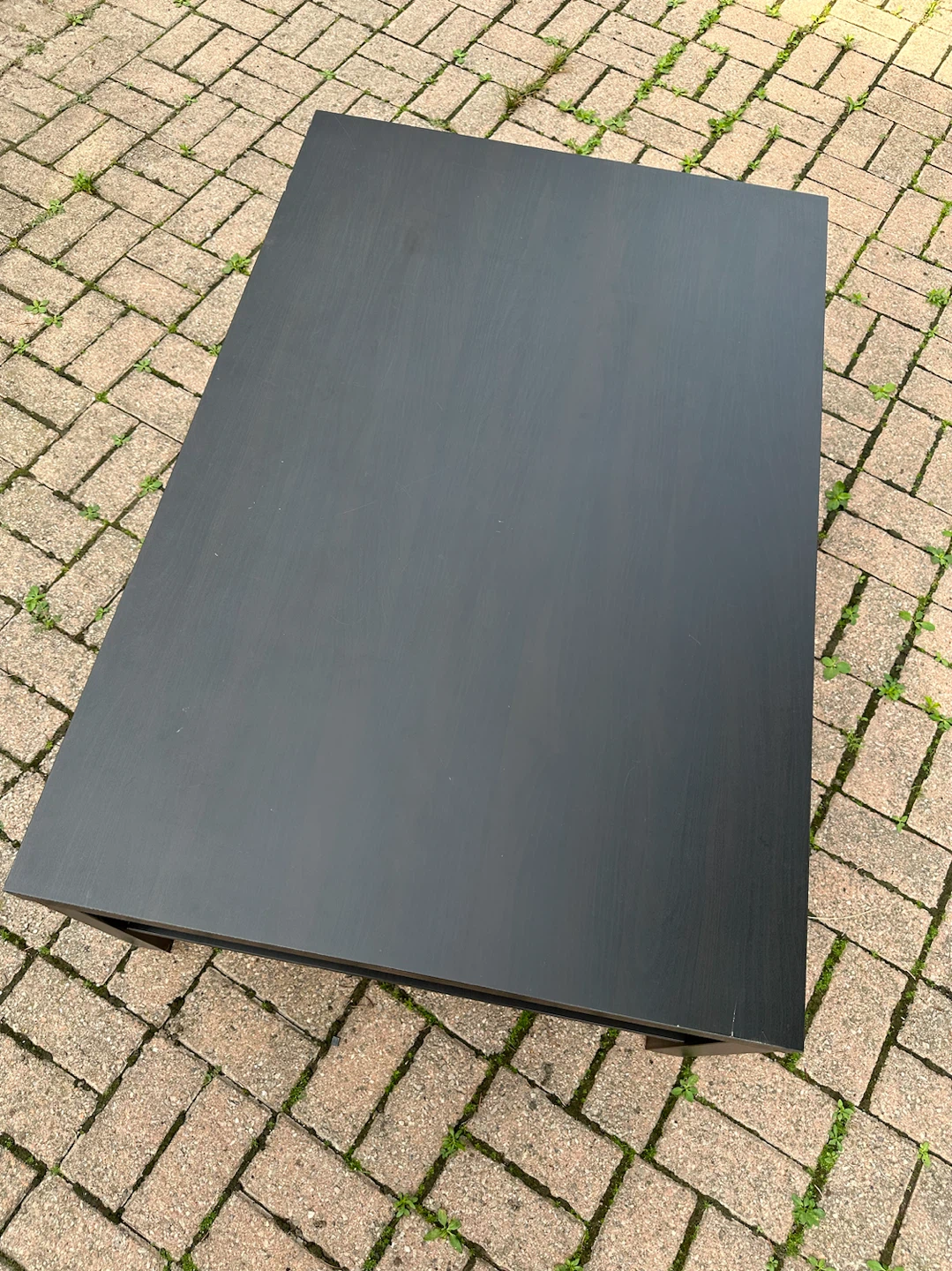 Black Coffee Table with Shelf (118*78cm) - photo 4