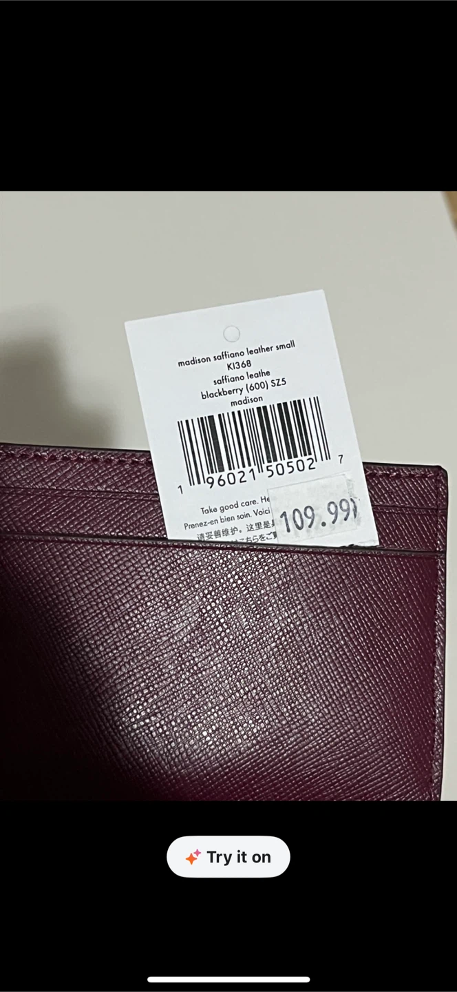 Kate Spade Madison Saffiano Leather Small Card Holder - photo 3