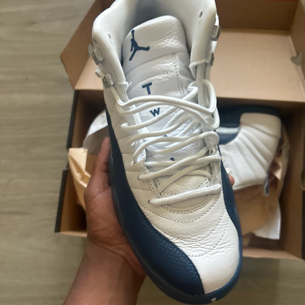 Air Jordan 12 Retro "French Blue" Men's Sneakers - photo 2