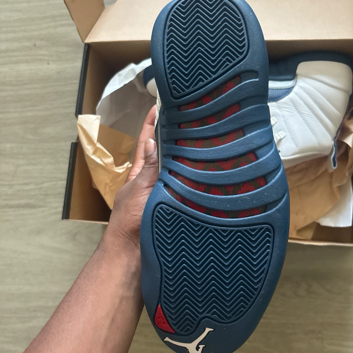 Air Jordan 12 Retro "French Blue" Men's Sneakers - photo 4