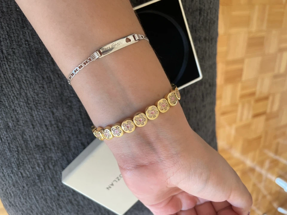 Lisa Gozlan Gold Flower Bracelet - photo 3