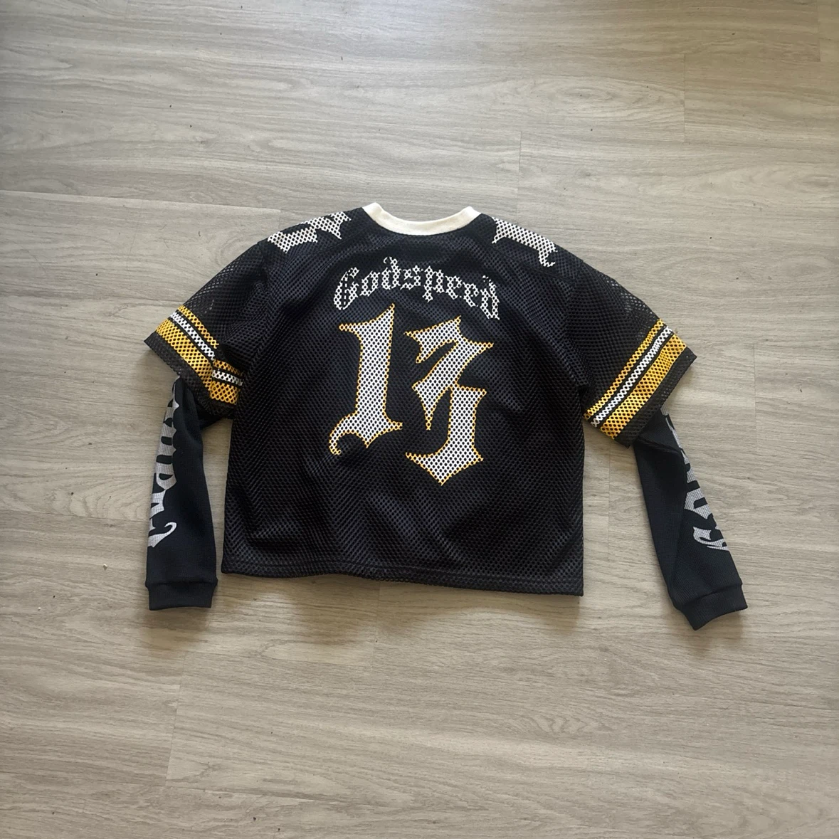 Godspeed Skull Mesh Jersey Shirt - photo 3