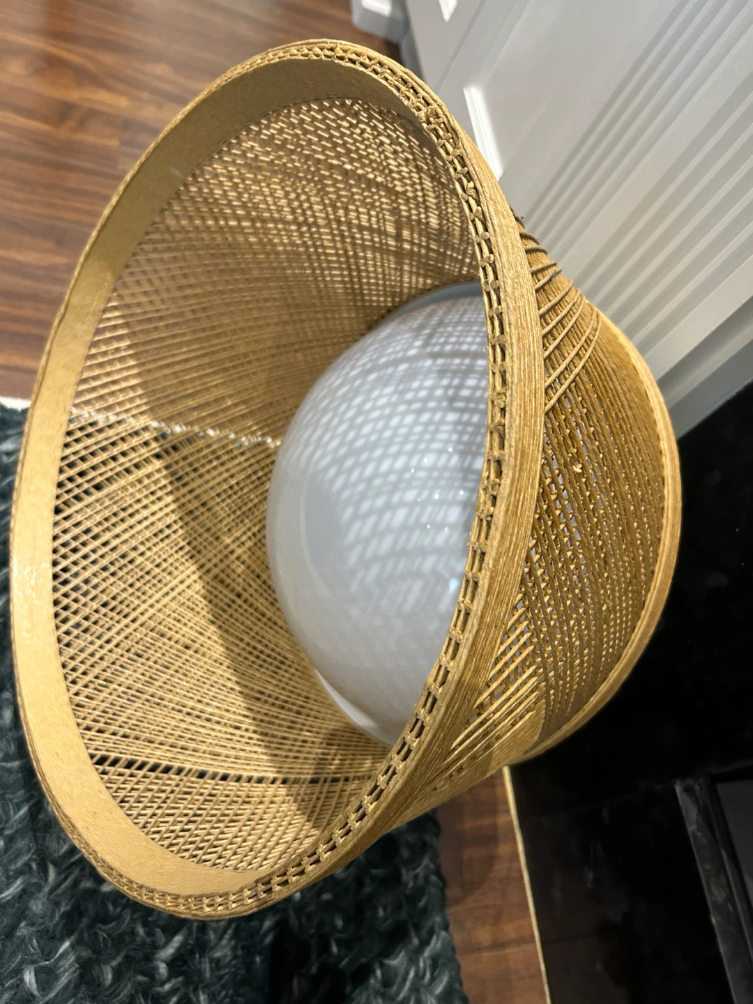 Wood led light fixture