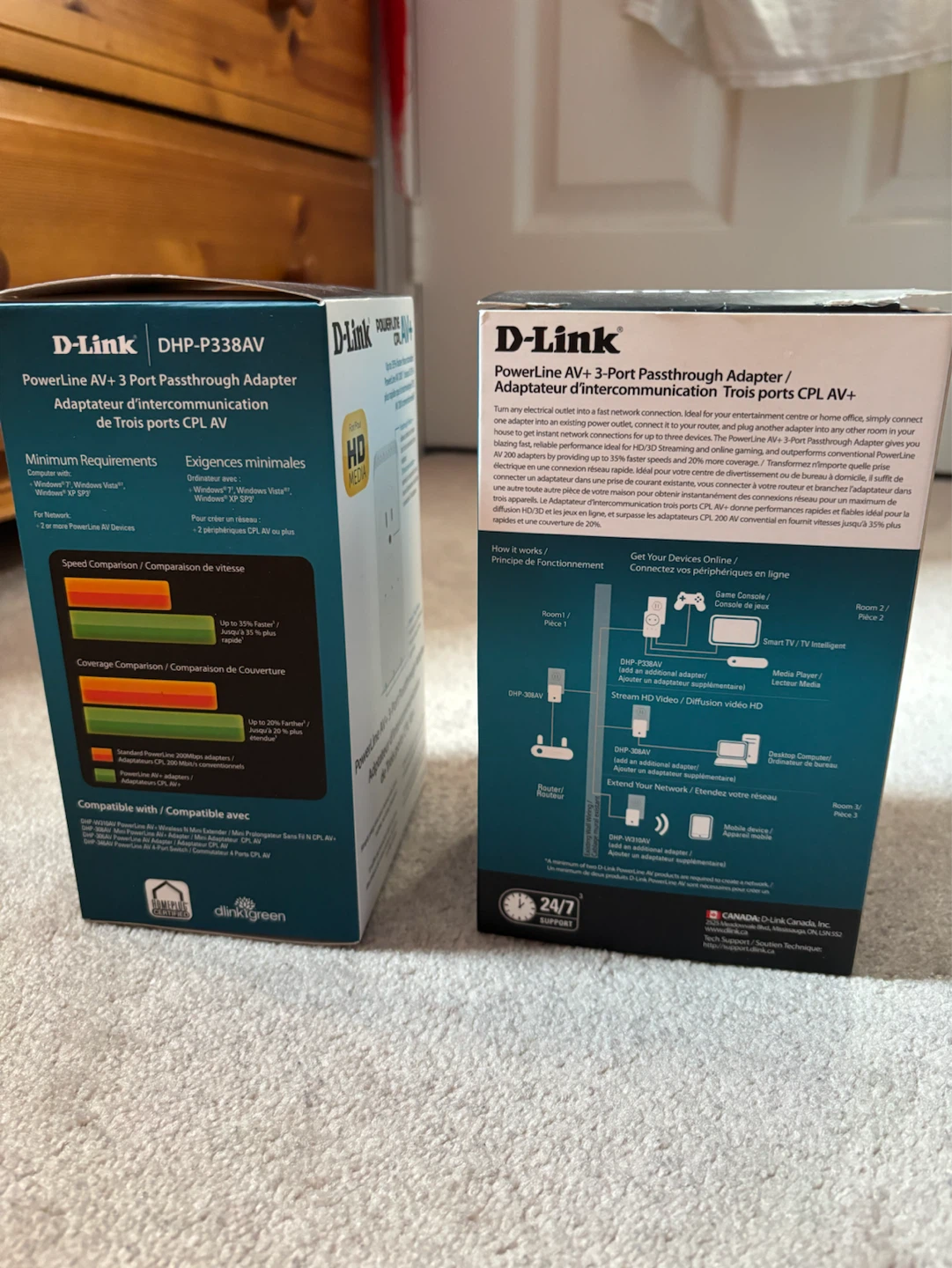 D-Link PowerLine Ethernet AV+ Kit (Includes two of them) - photo 2