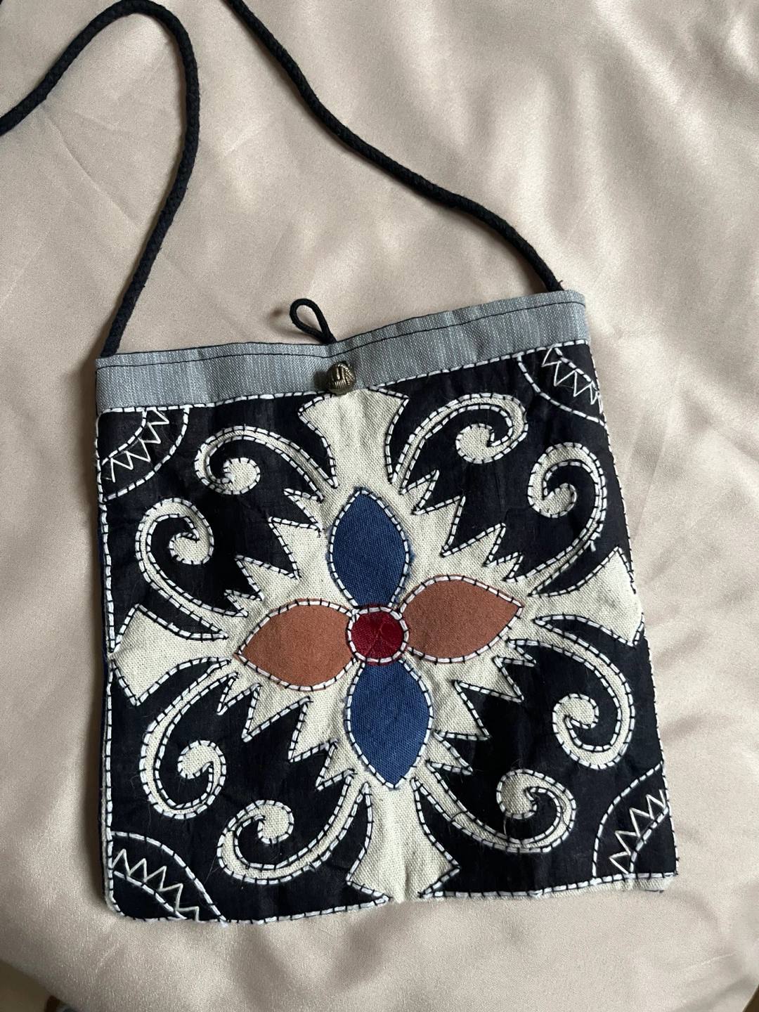Handmade Boho Patchwork Crossbody Bag