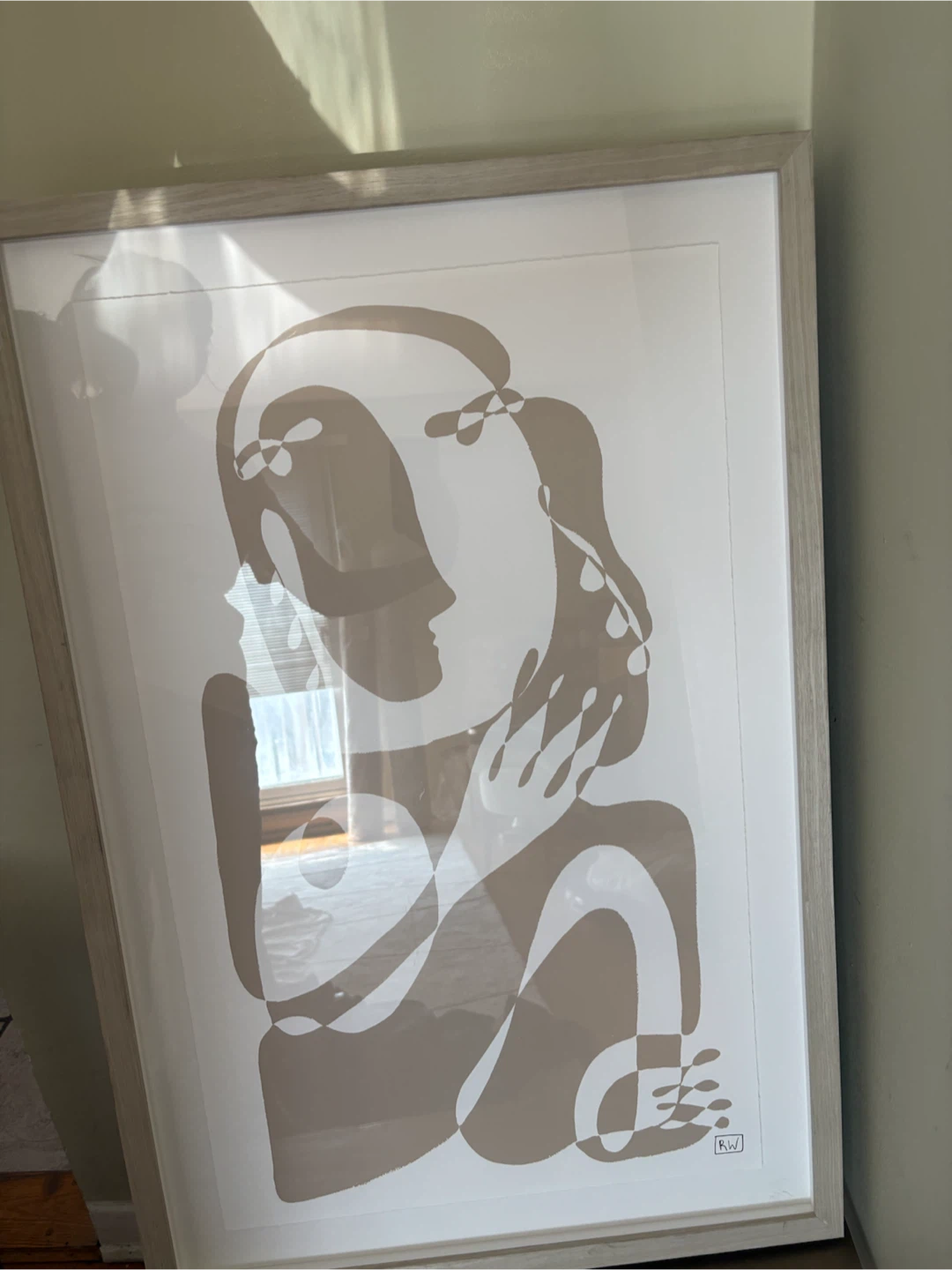 Framed Abstract Art Print - photo 3
