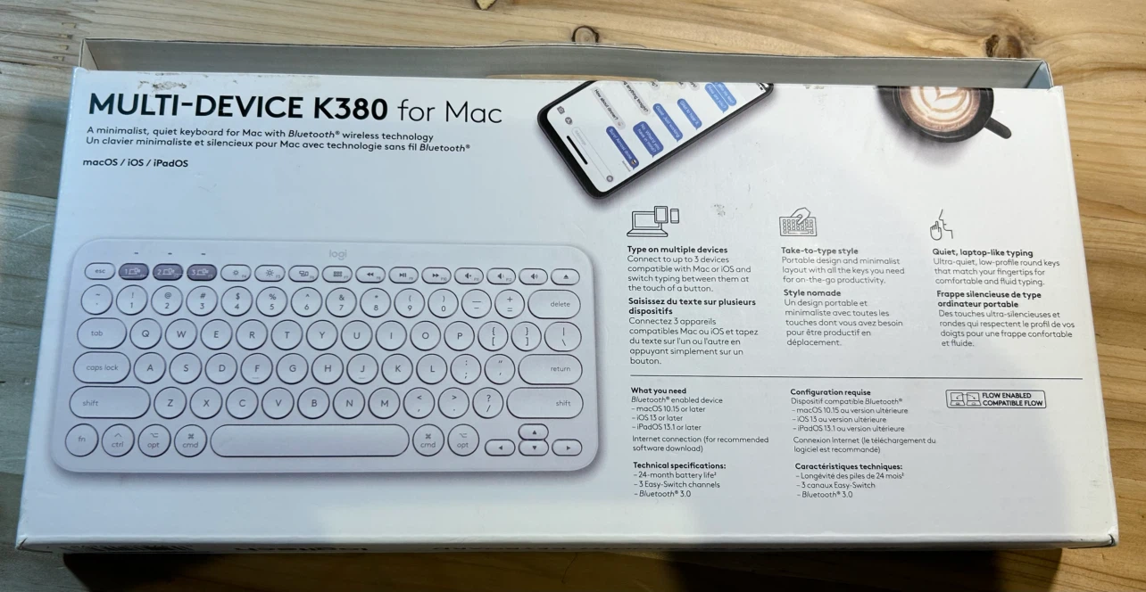 Logitech K380 Multi-Device Keyboard for Mac - photo 3
