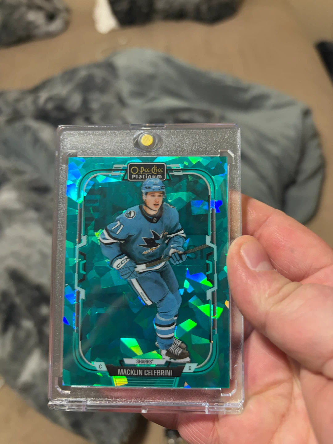 O-Pee-Chee Platinum Macklin Celebrini 076/249 Hockey Card