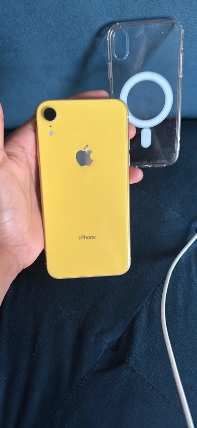 Yellow iPhone XR