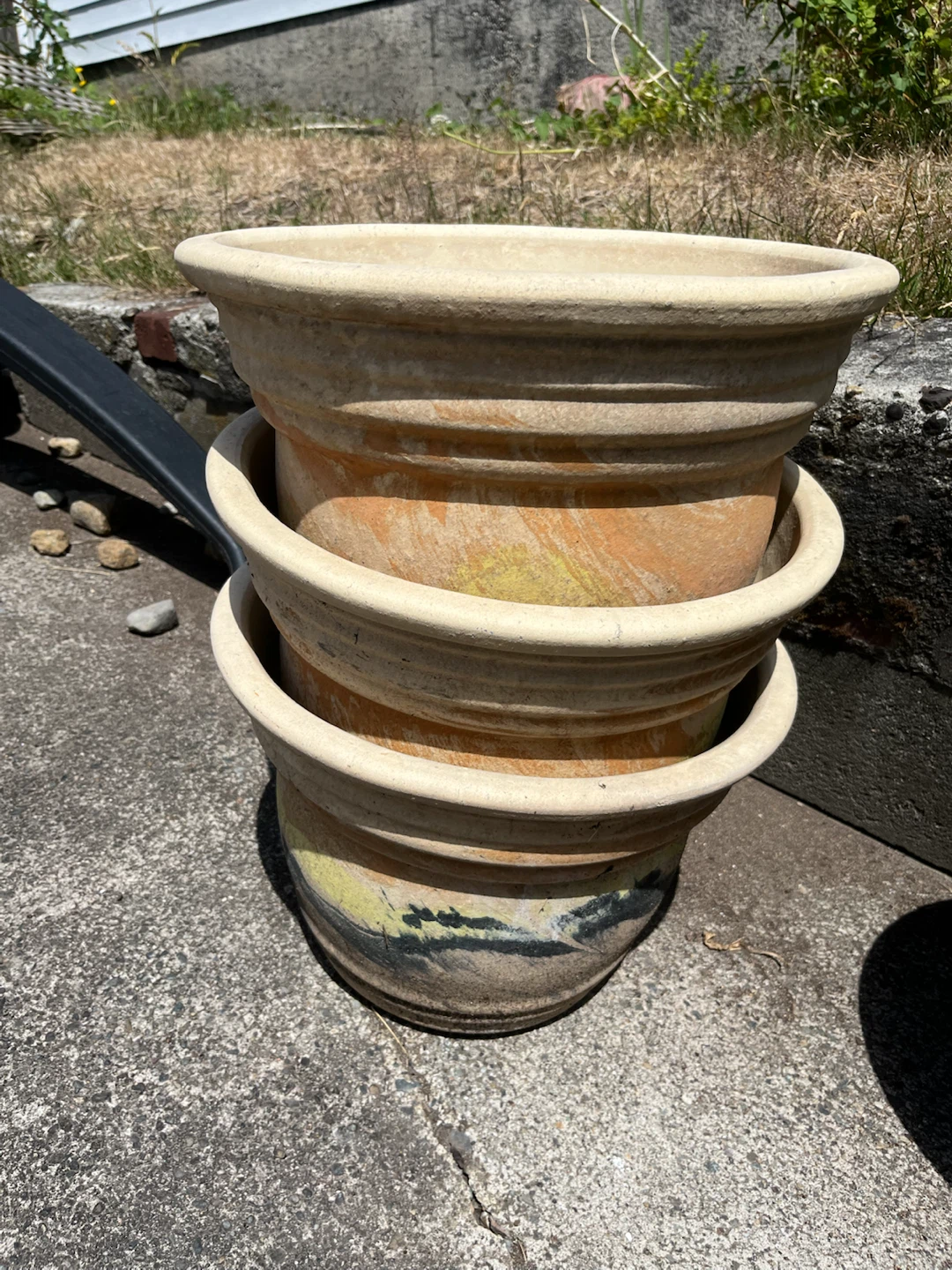 Terracotta Planters $20ea or 3 for $50