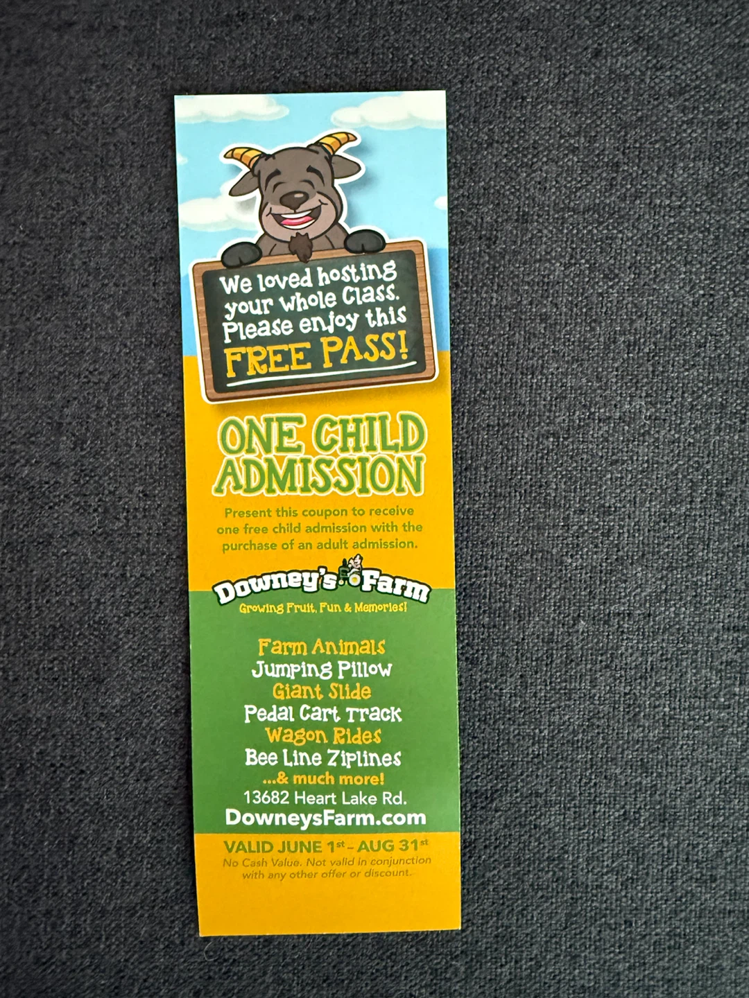 Downey's Farm One Child Admission Pass - photo 2