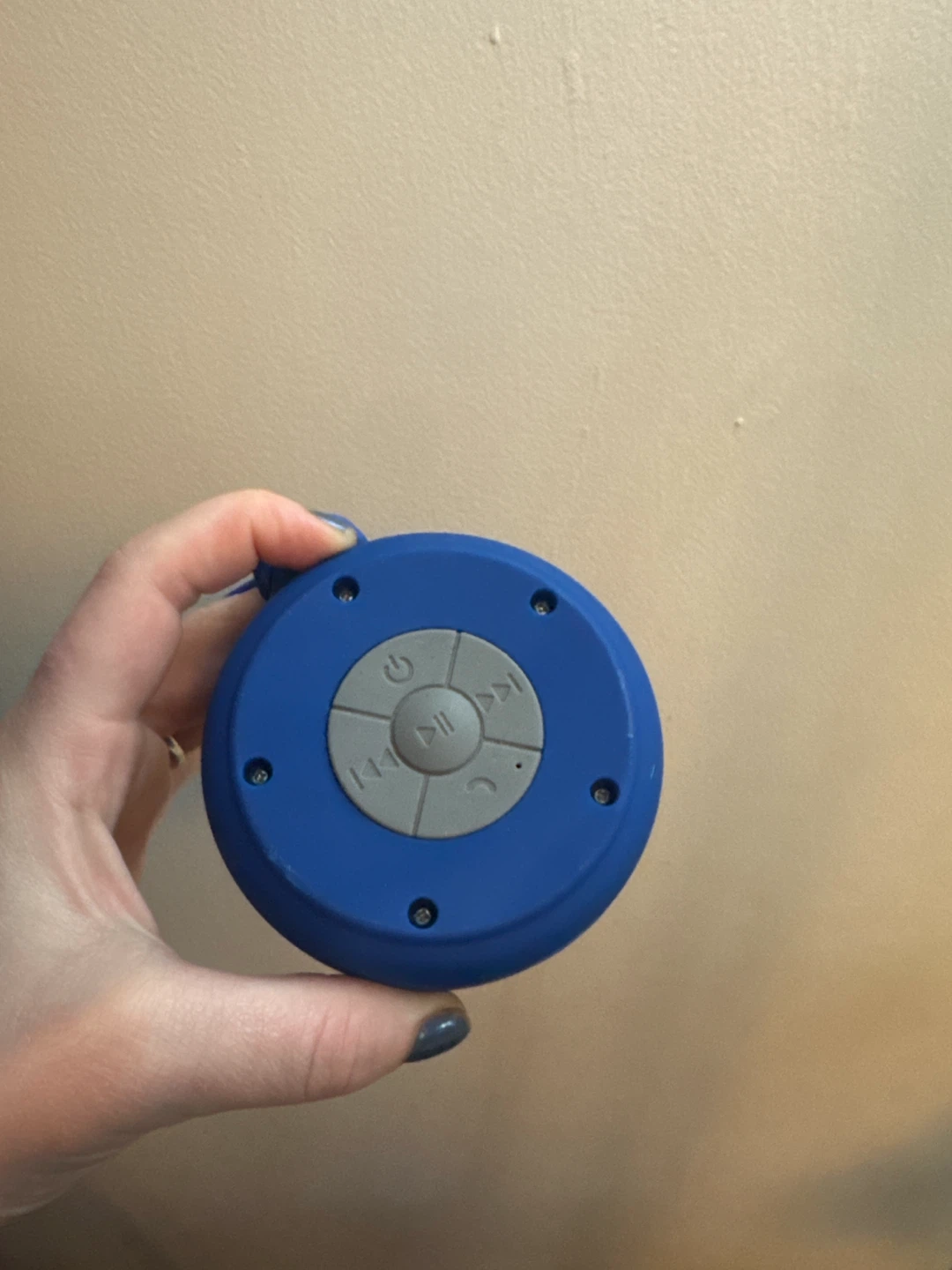 Blue Waterproof Bluetooth Speaker - photo 4