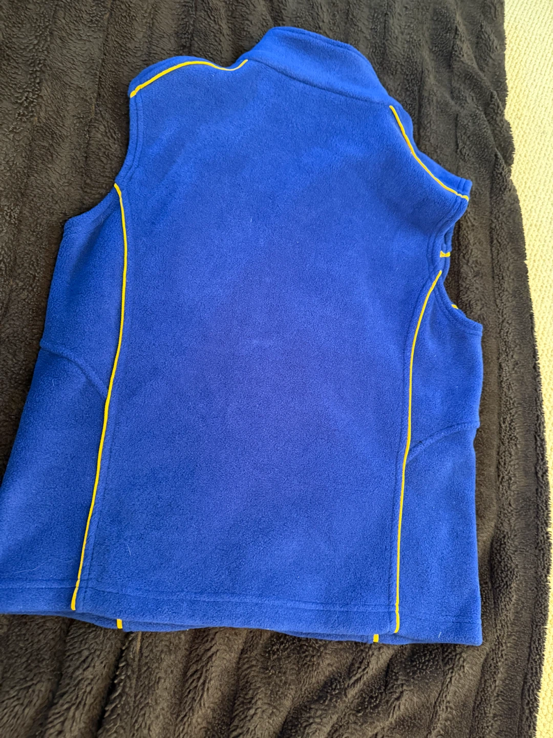Blue Fleece Vest with Canadian Olympic Logo - photo 2