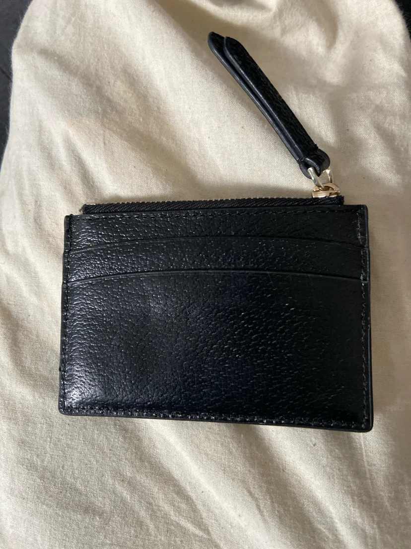 Kate Spade New York Black Leather Card Holder Wallet - photo 2