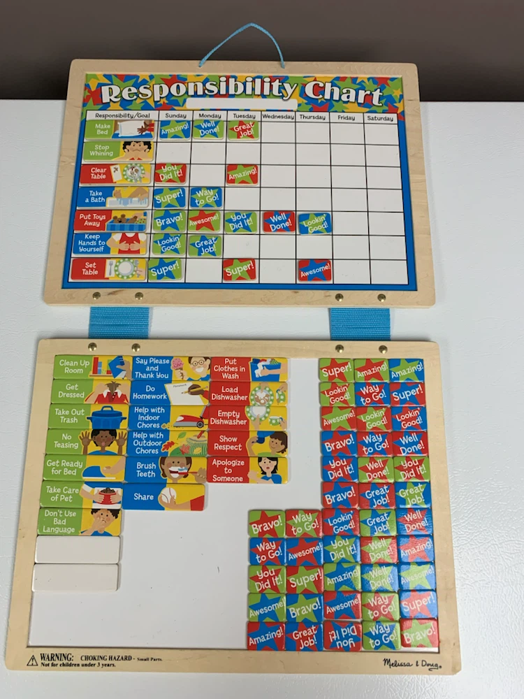 Melissa & Doug Magnetic Responsibility Chart